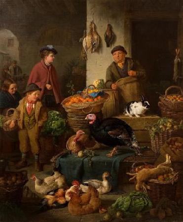 Henry Charles Bryant The Market Stall